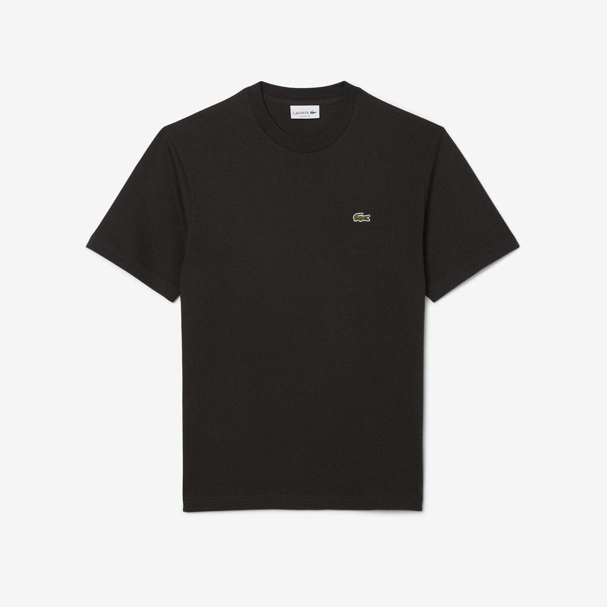 Camiseta LACOSTE em malha com gola redonda