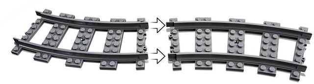 LEGO® Konstruktionsspielsteine »Switch Tracks (60238),  LEGO® City« Made in Europe