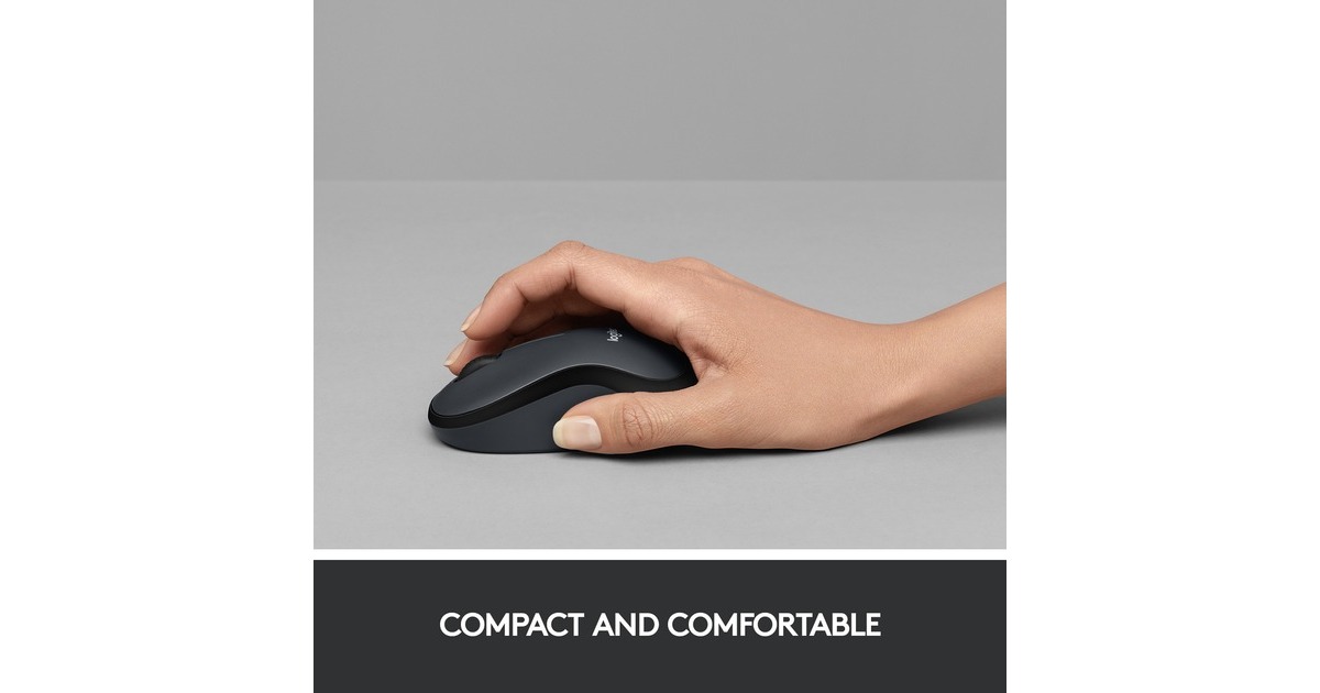 LogitechM220 SILENT muis  (Grijs, 1000 dpi)