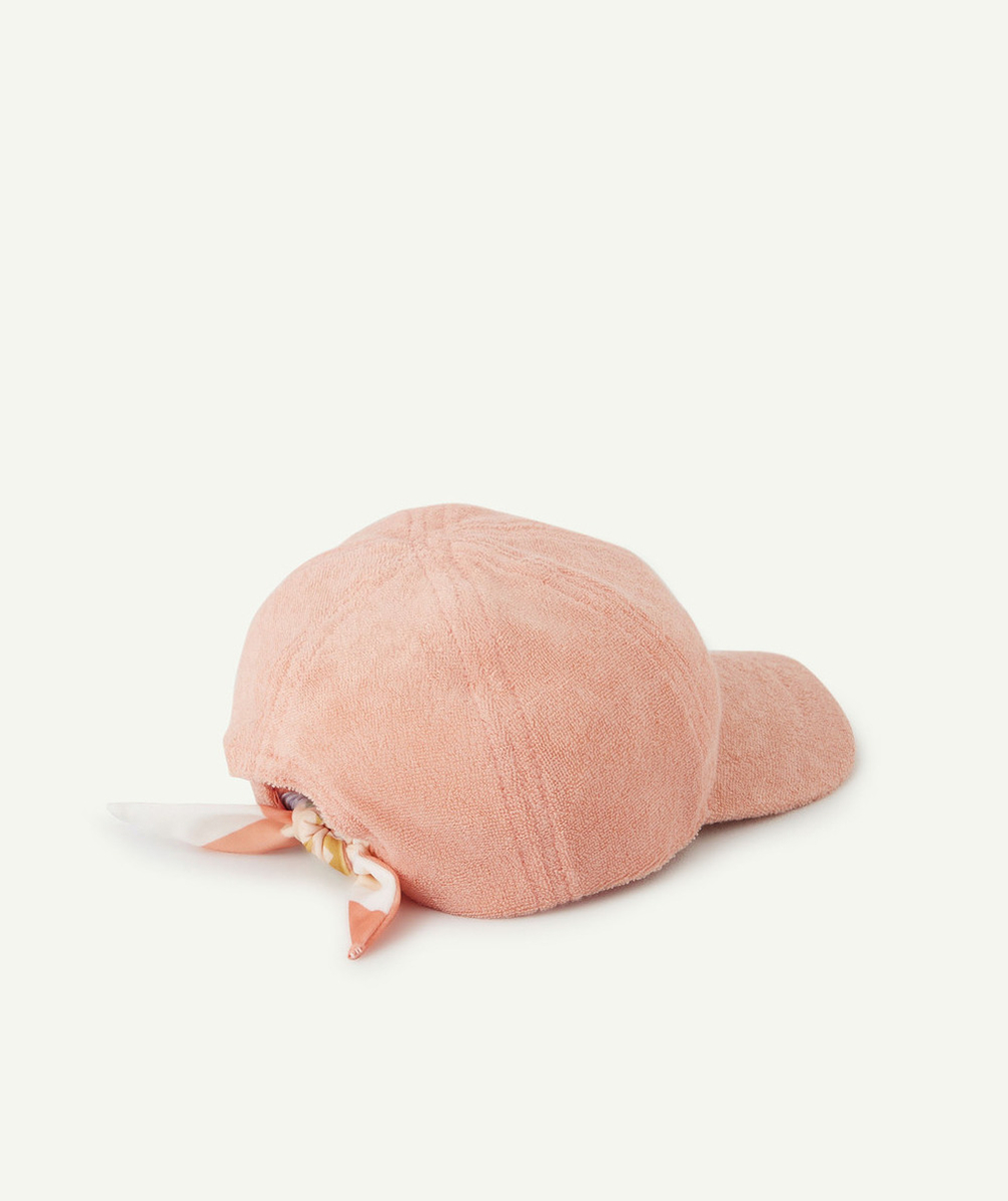 CASQUETTE BÉBÉ FILLE ROSE MATIÈRE ÉPONGE