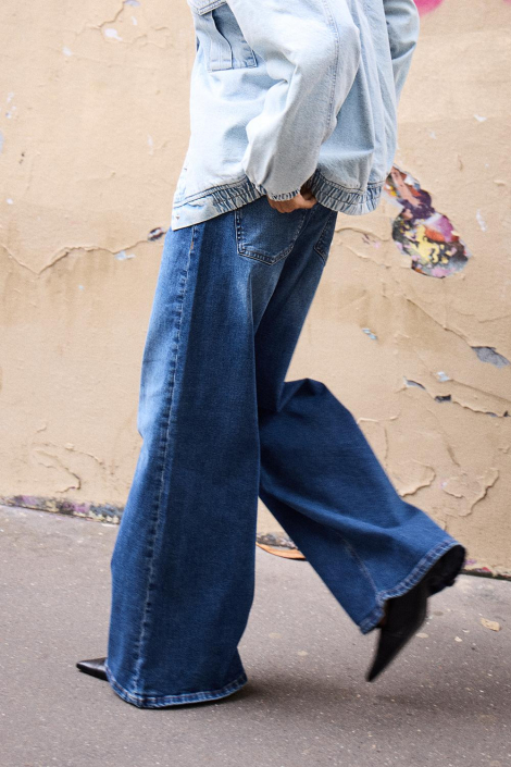 Ichi blauwe dames jeans