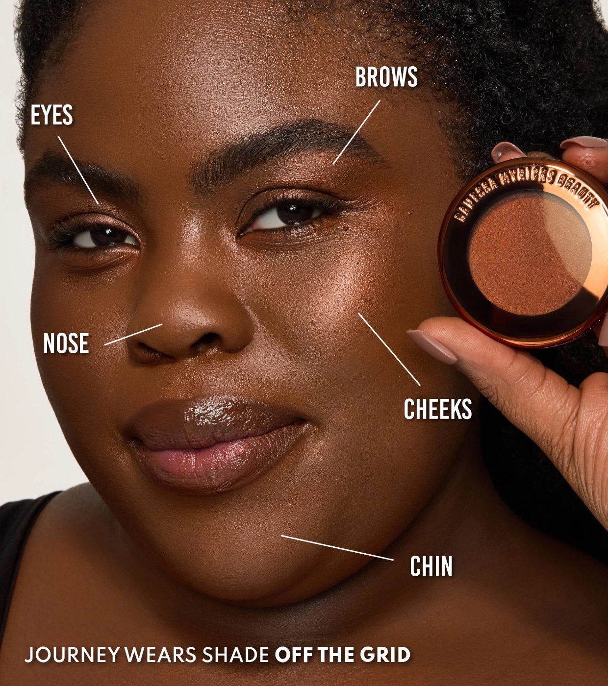 Danessa Myricks Beauty - Yummy Skin Blurring Balm Powder Lowlighter - Off The Grid