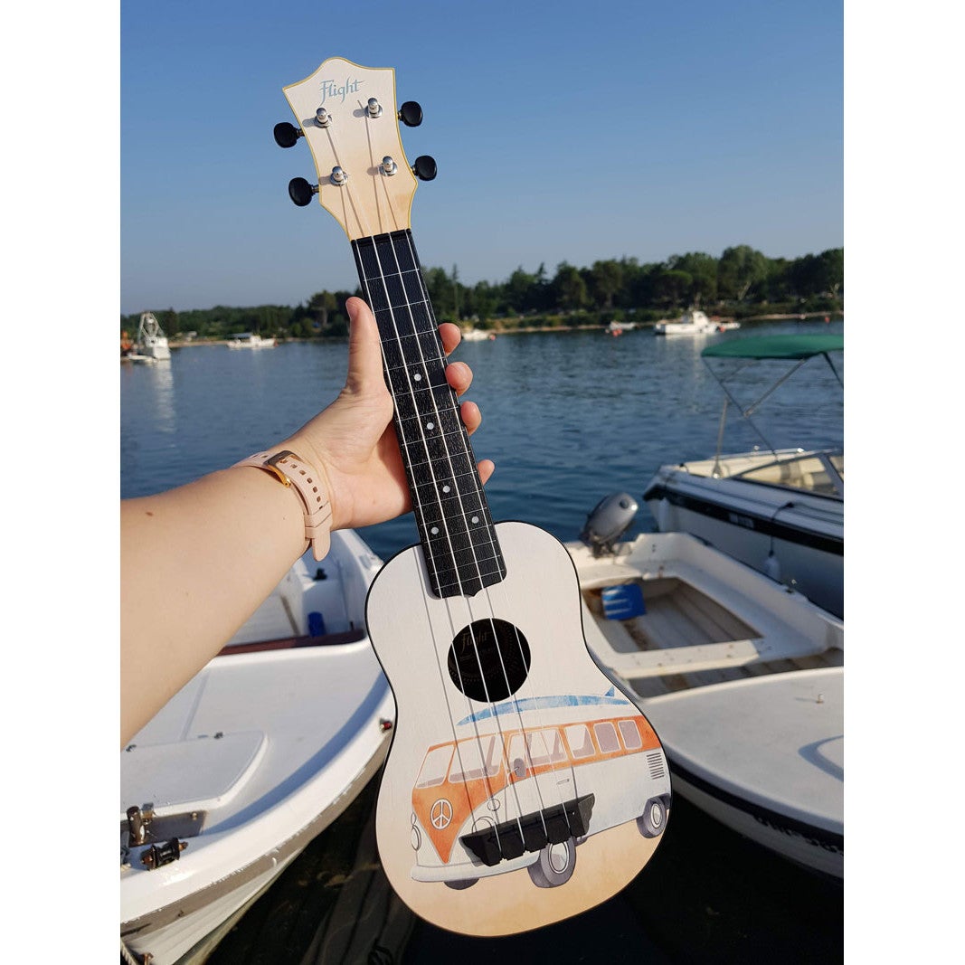 Flight Travel Series TUS25 Bus sopraan travel ukelele met gigbag