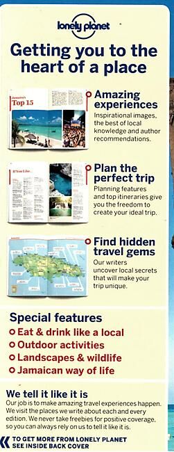 LONELY PLANET - JAMAICA EN ANGLAIS