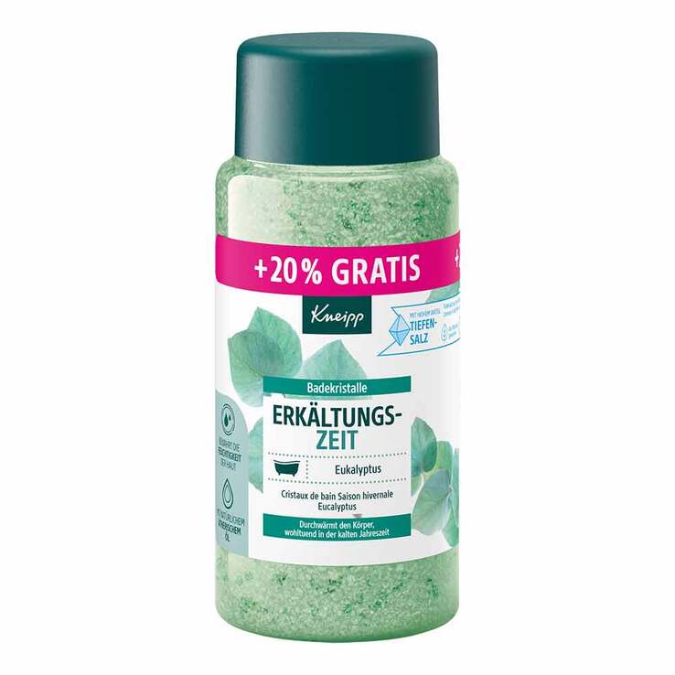 Kneipp Badekristalle Erkältungszeit Eukalyptus, 720 g