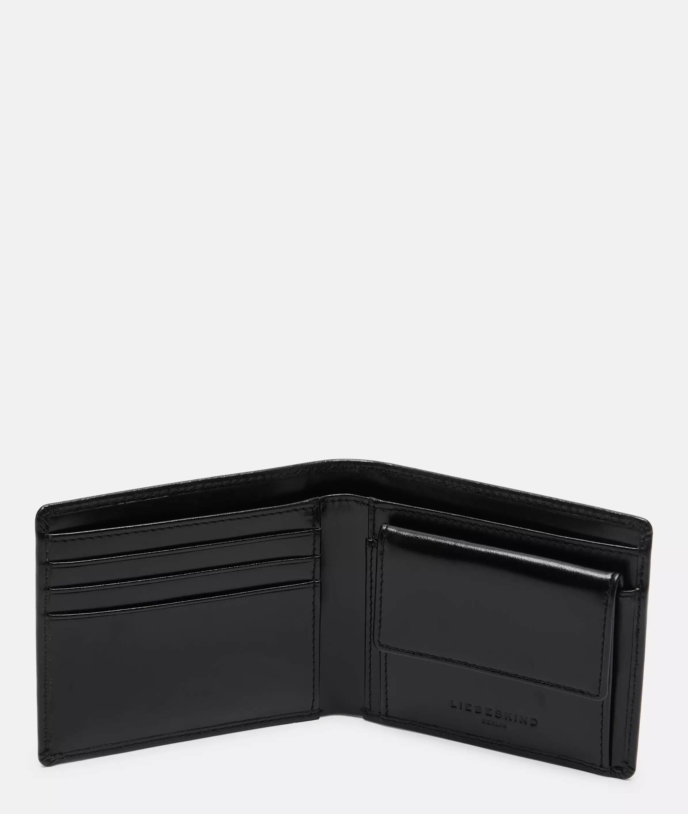 Wallet Spacious leather wallet with a vintage look