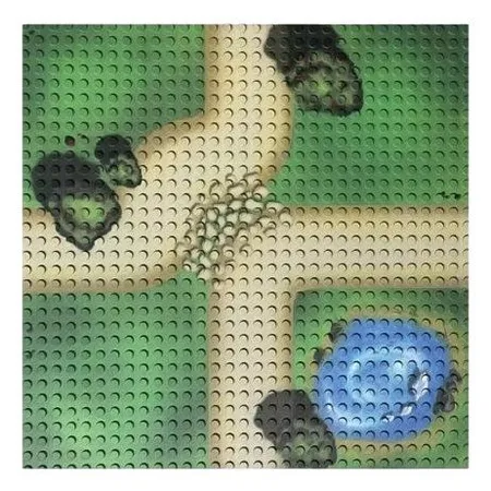 Open Bricks Bauplatte 32x32 farm lanes