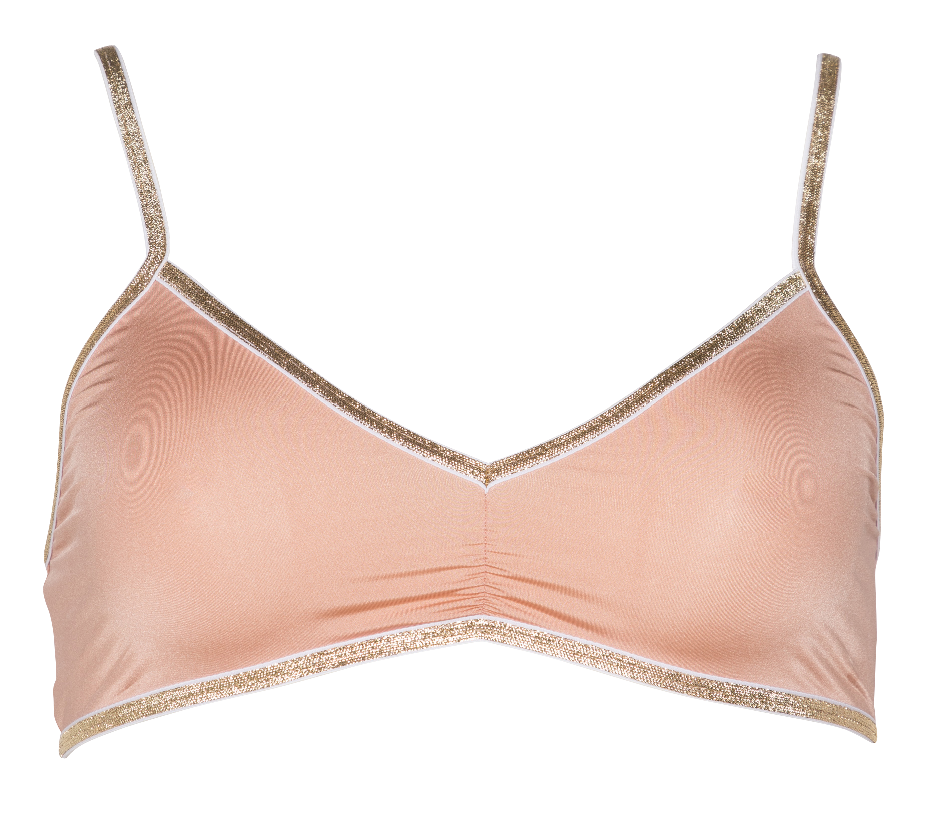 Georgia - Brassière à fil métallisé | Rose