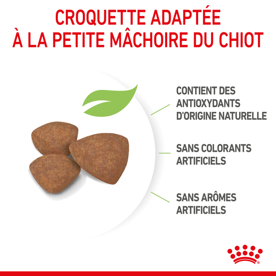 Croquettes petit chiot de 2 à 10 mois Puppy Mini 8kg