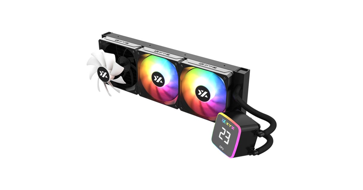 XYZ PC GearAquapulse AIO 360 waterkoeling  (Zwart, ARGB, PWM)