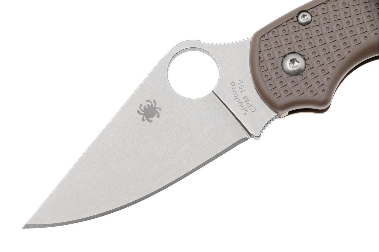 Spyderco Para 3 Lightweight CPM15V C223PBN15V Brown, Sprint Run 2024 zakmes