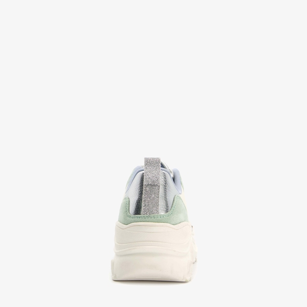 Blue Box dames sneakers dad sneakers metallic