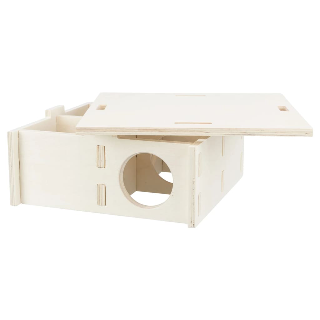 Maison pour rongeurs à 4 pièces 30x12x30 cm bois