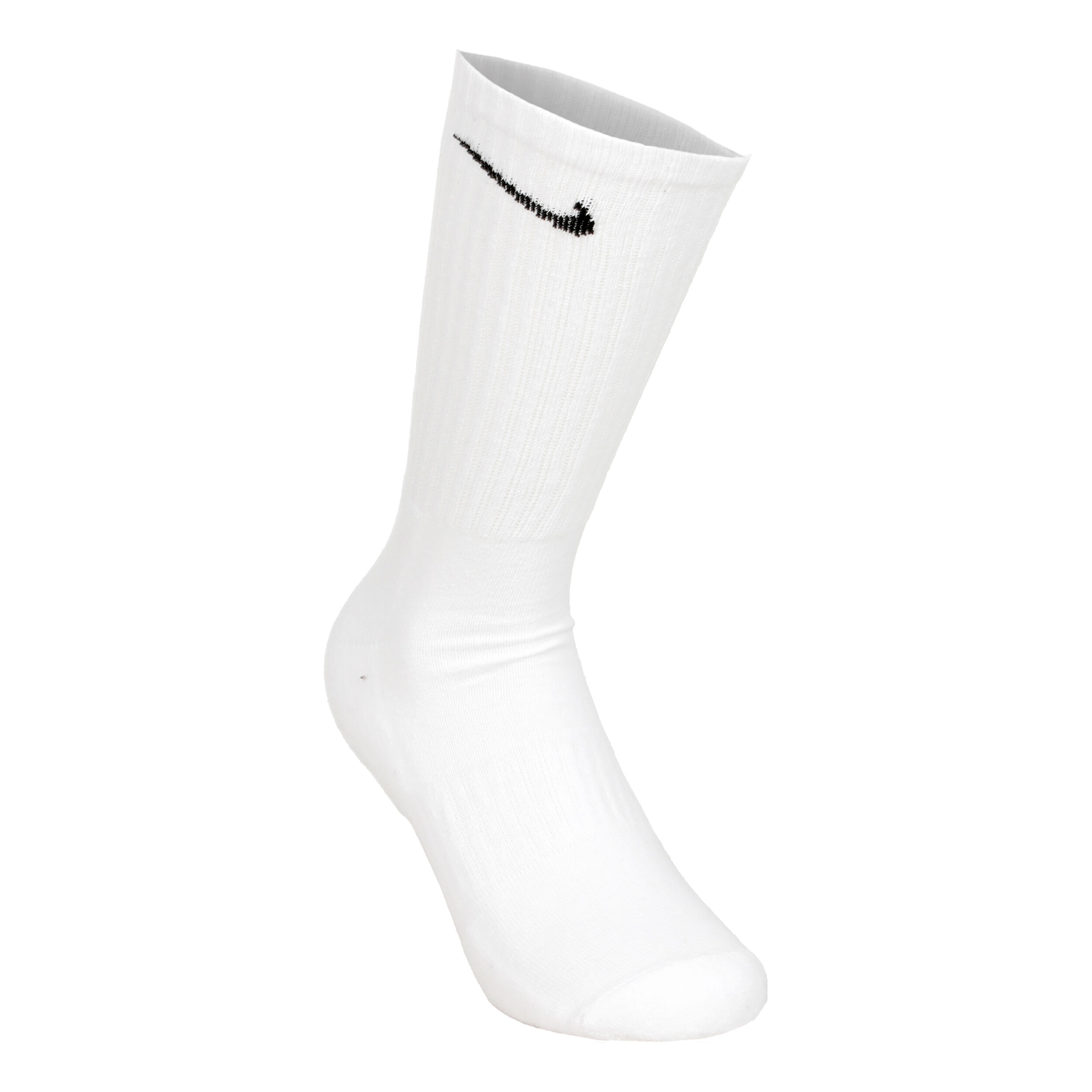 Nike Everyday Cush Crew Chaussettes De Sport Pack De 3 - Blanc , Noir