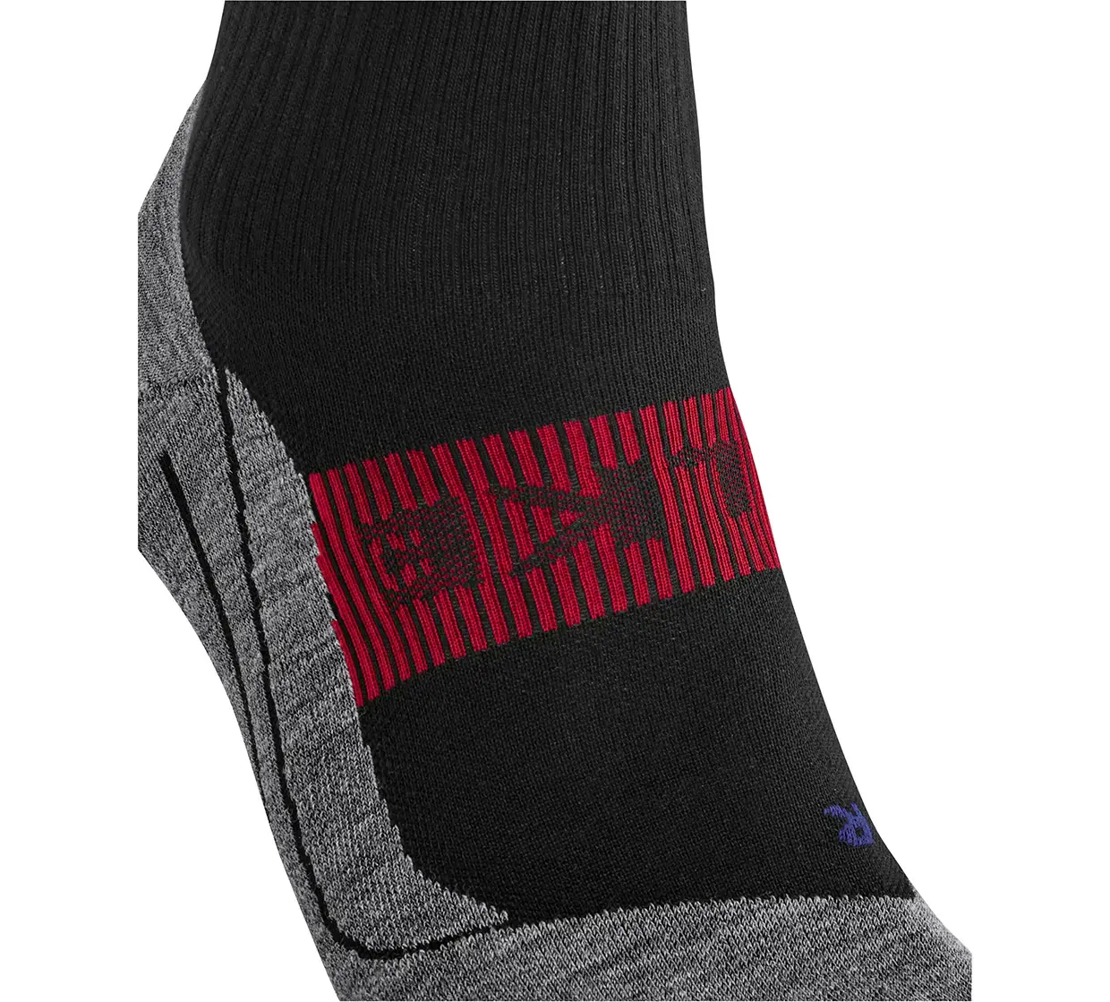 Falke RU4 Endurance Cool Hardloopsokken Zwart/Grijs Heren