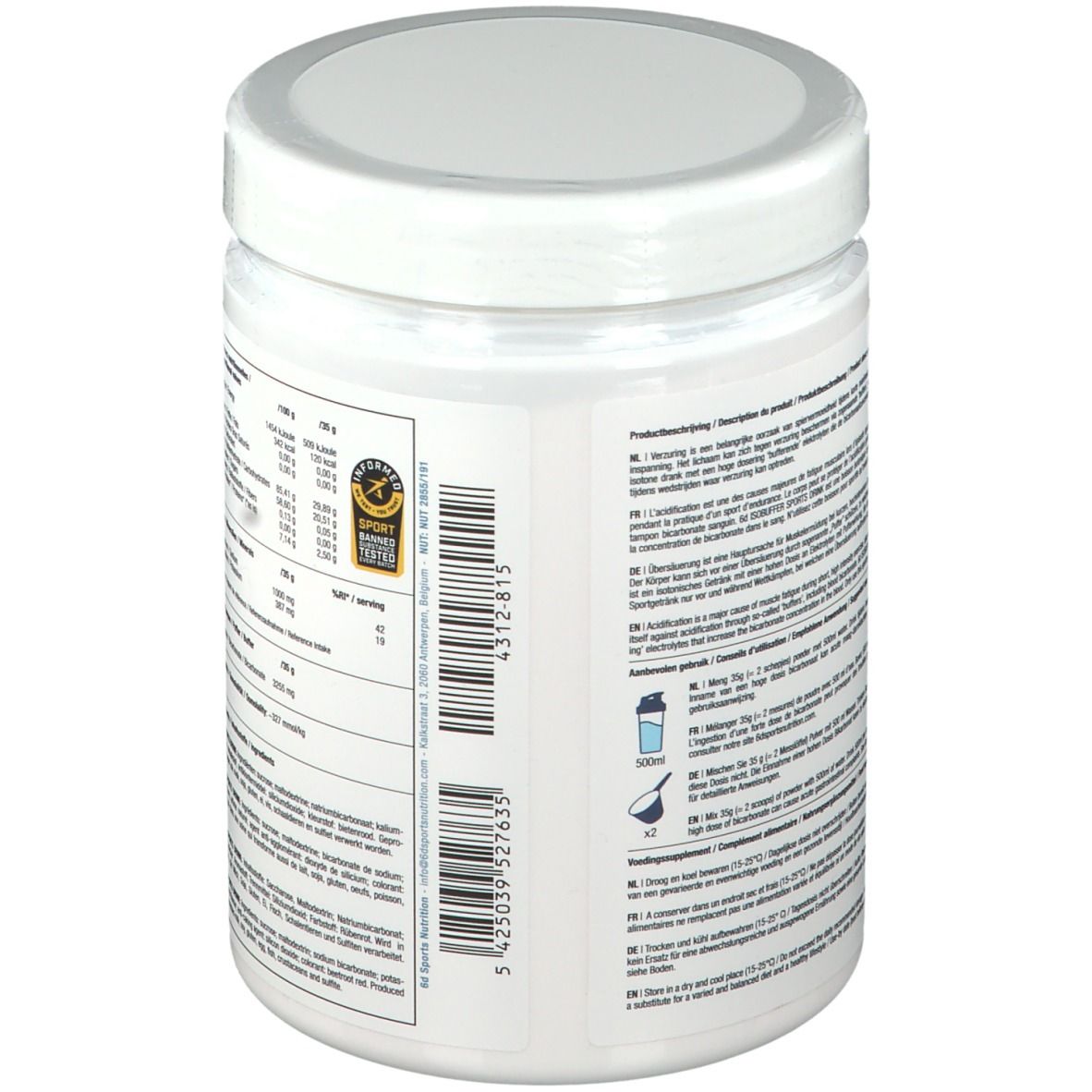 6D Sports Nutrition Isobuffer Sports Drink Forest Fruit