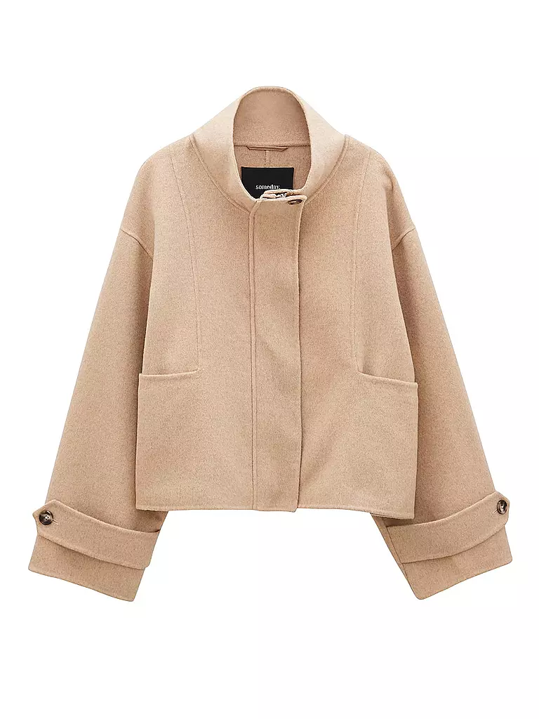 SOMEDAY Wolljacke VARAH DETAIL beige