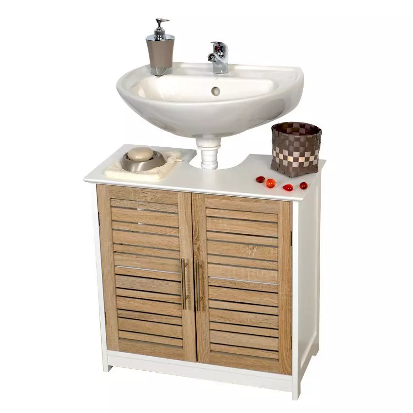 Meuble dessous lavabo (60 x H70 cm) Stockholm Bois
