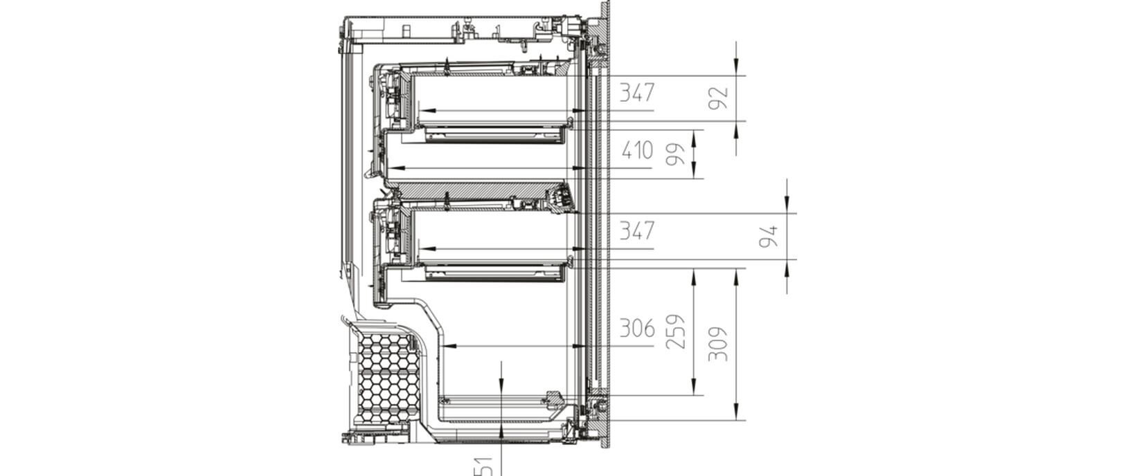 Einbauweinkühlschrank KWT 6422 iG-1 Rechts<br>Einbau-Weinschrank mit FlexiFrame und Push2open für anspruchsvollste Weinliebhaber