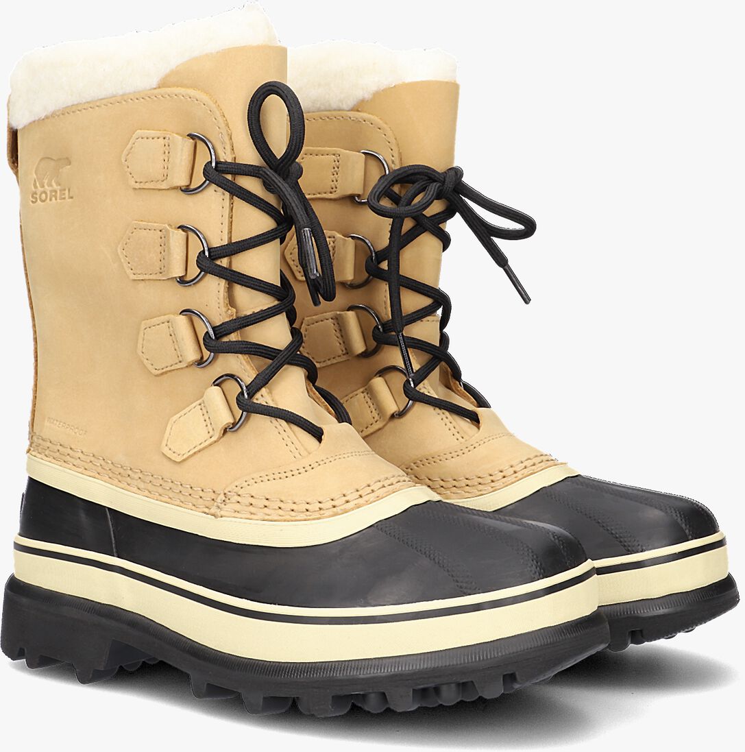 cognac sorel snowboots caribou wp
