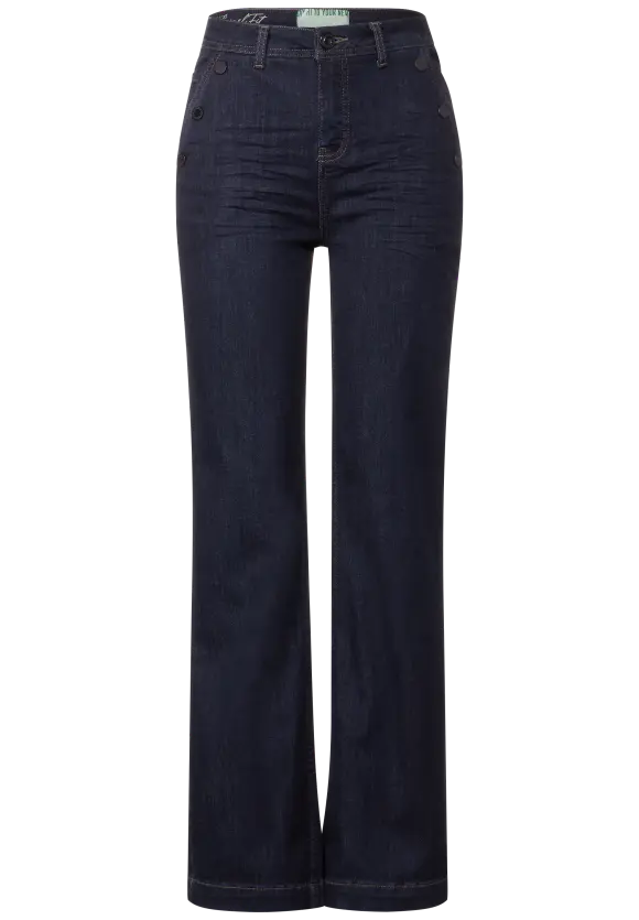 Casual Fit Jeans - dark blue rinsed wash
