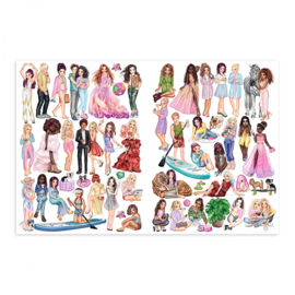 TOPModel Stickerworld Hayden, Malia & Christy