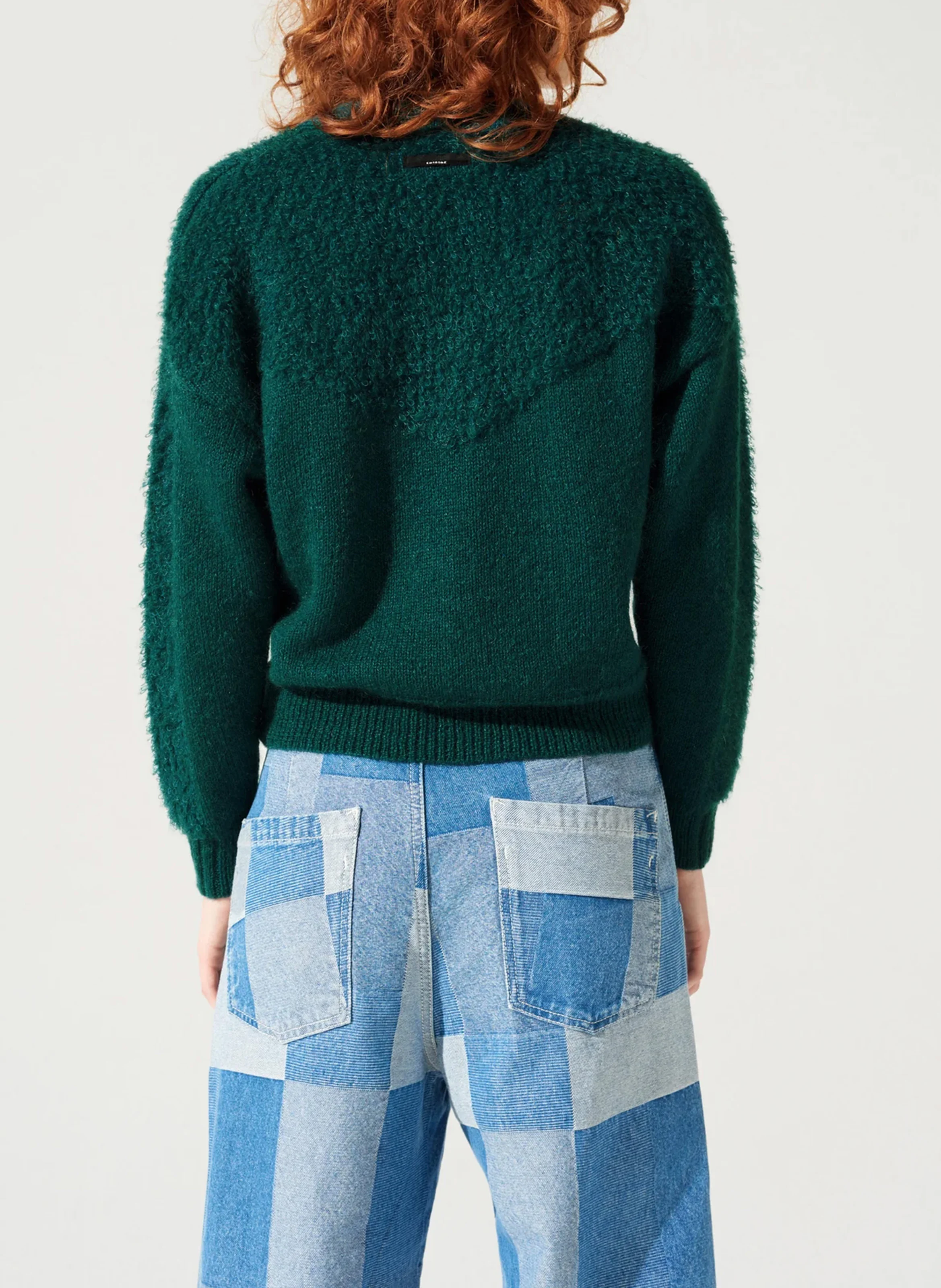 Cardigan boutonné| Vert