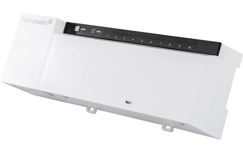 Smart Home Funk-Fussbodenheizungsaktor 230 V 10-fach<br>Zur komfortablen Steuerung der Fussbodenheizung und Bodenheizung – HmIP-FAL230-C10