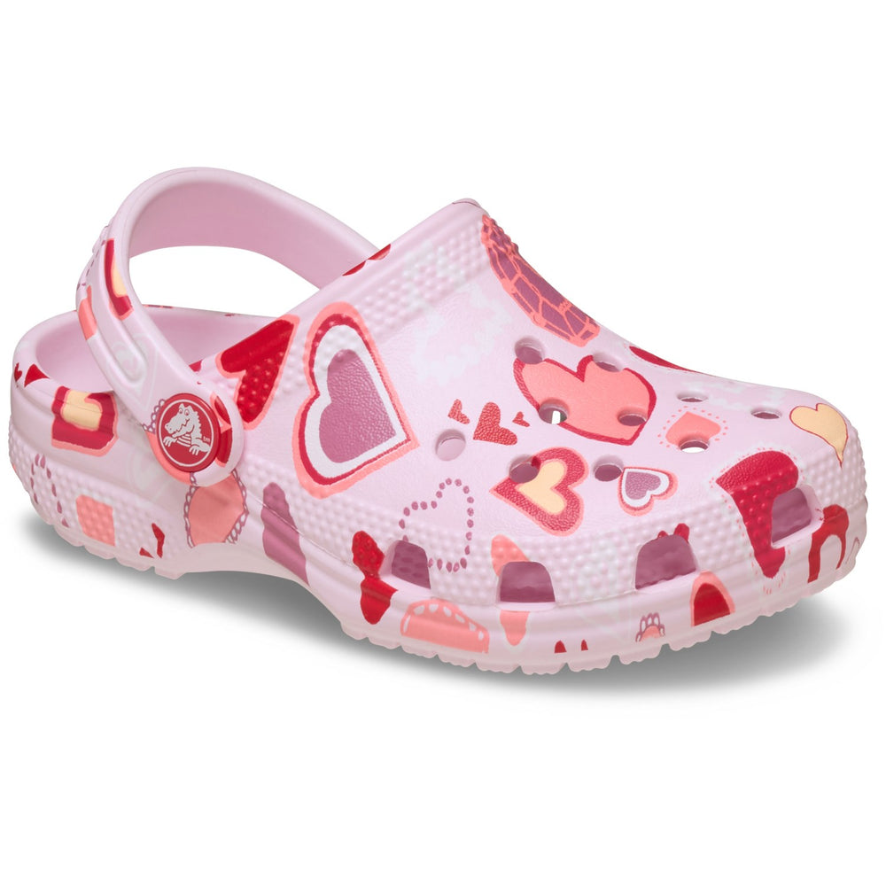 Køb Crocs Pink Milk/Hearts Classic VDay Clog T PkMk/Hts