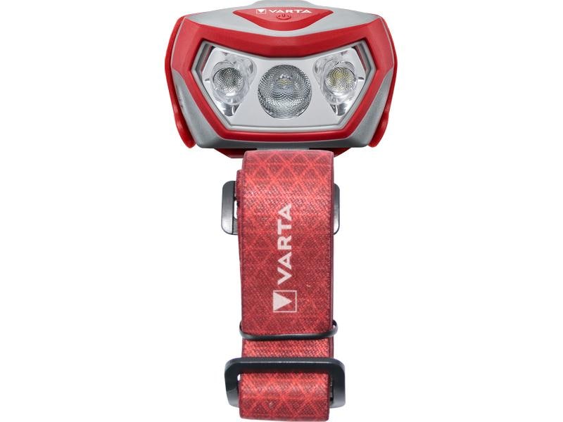 Varta Stirnlampe Outdoor Sports H20 Pro Rot Kopflampe