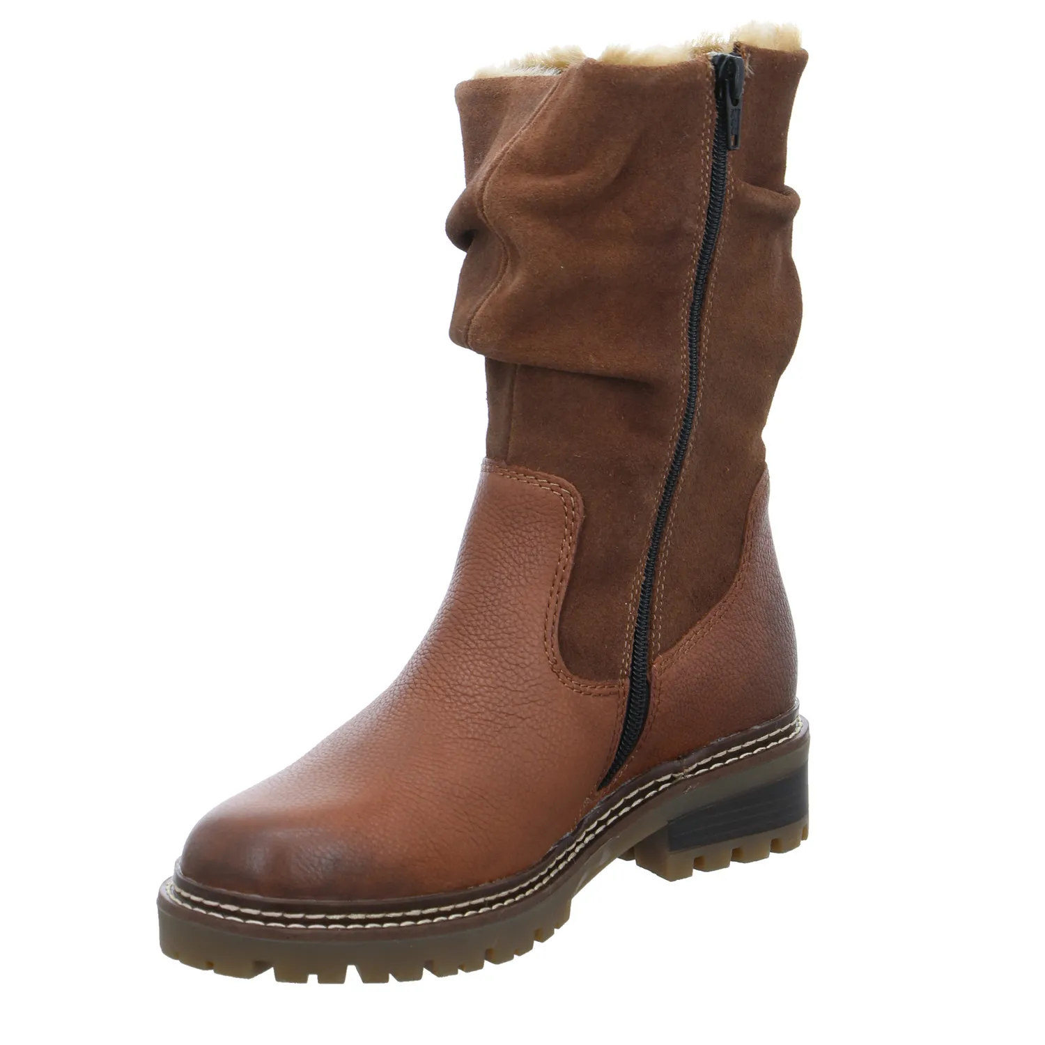 REMONTE Stiefel Braun Leder  mit TEX Membrane
