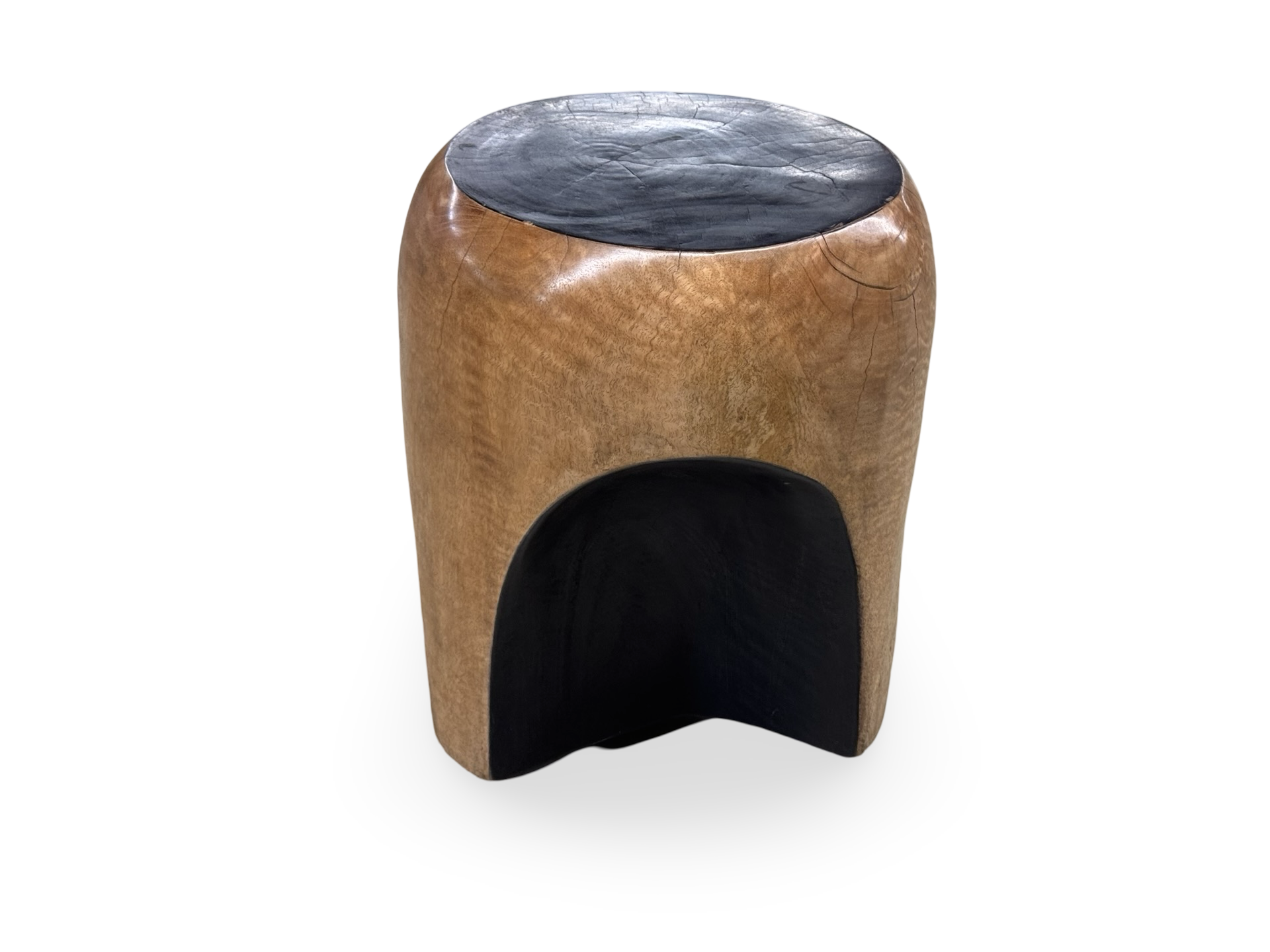 Bijzettafel blond/bruin unieke