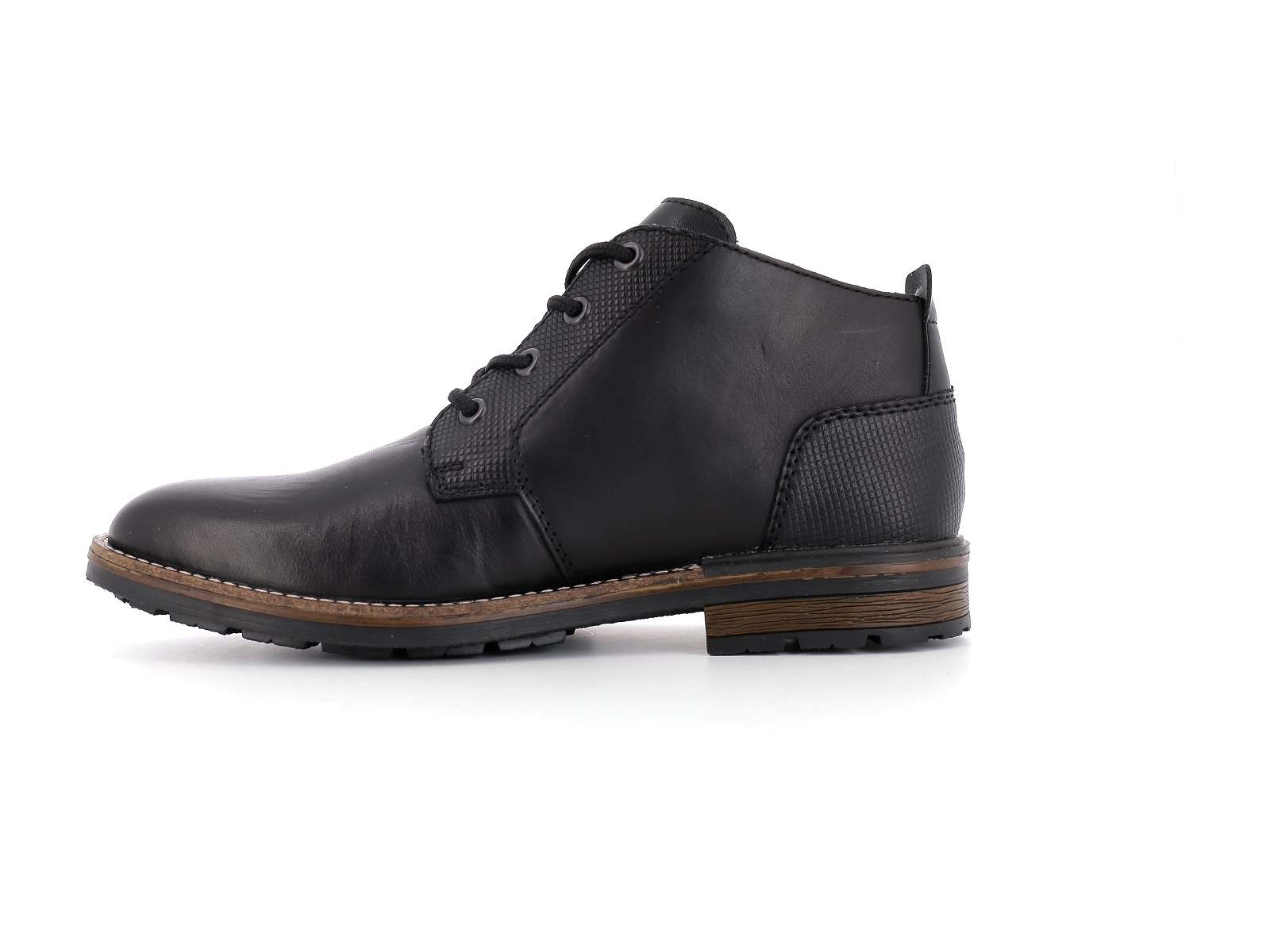 Rieker-B1322 Cuir Noir