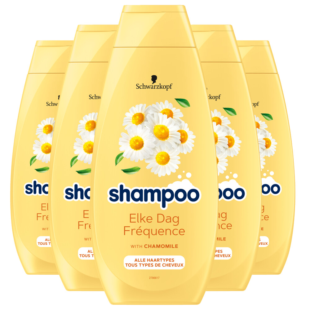 5x Schwarzkopf Shampoo elke dag (400 ml)
