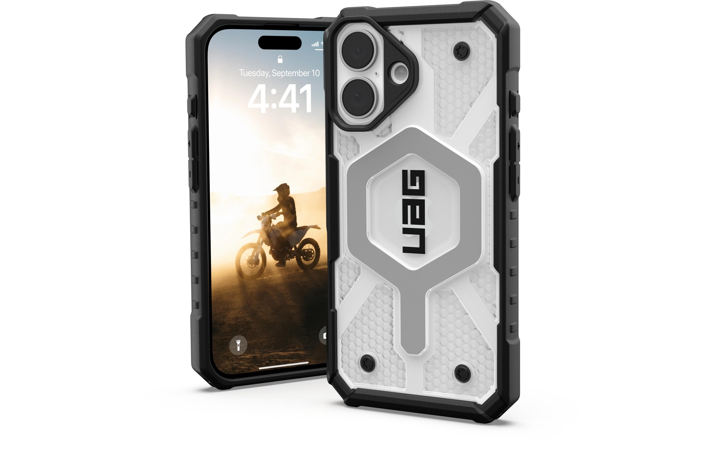 Back Cover Pathfinder Clear iPhone 16 IceSchutzhülle für das Apple iPhone 16