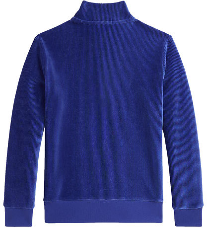 Polo Ralph Lauren Bluse m. Lynl?s - Fløjl - Blå