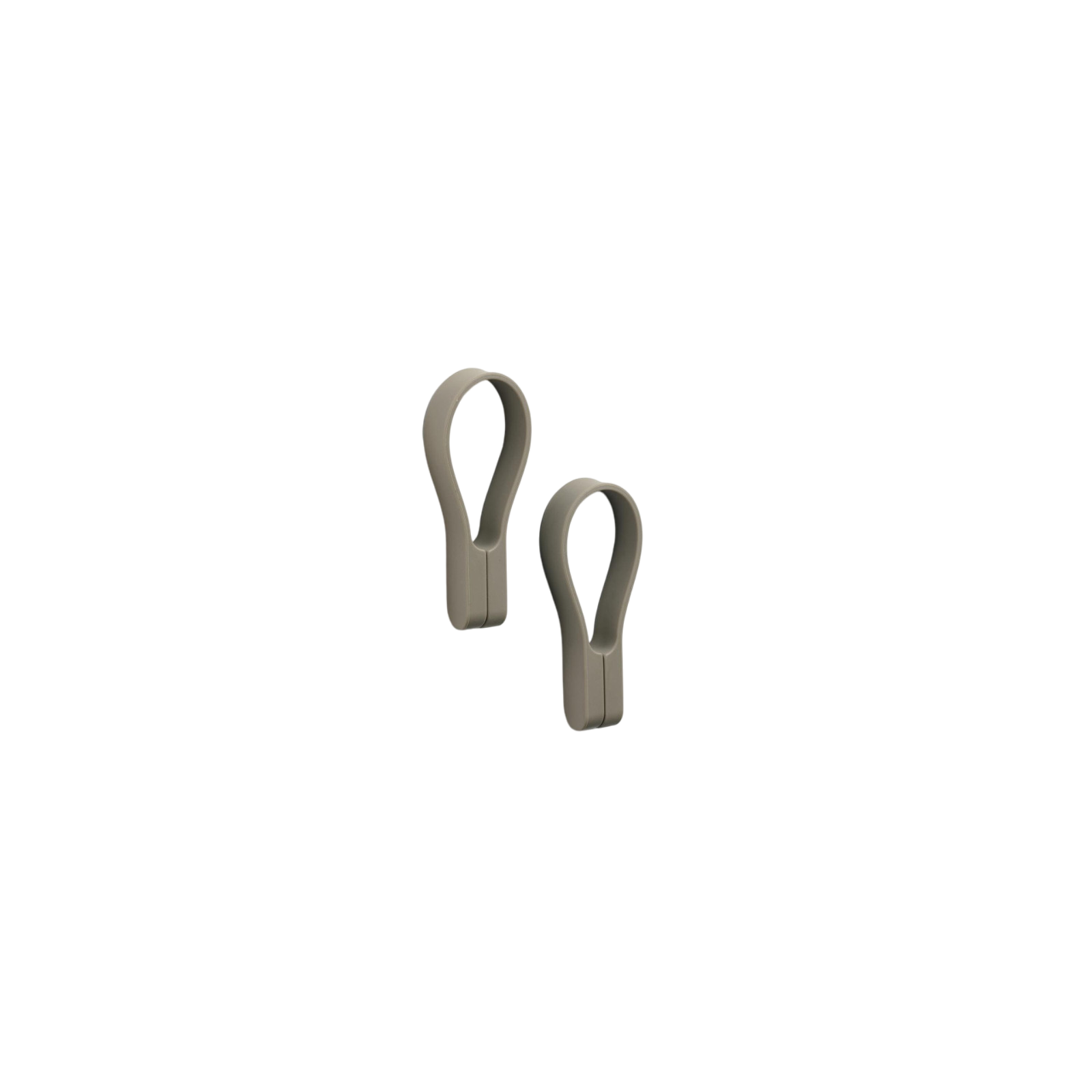 Handtuchhalter Loop 2 Stück, Taupe