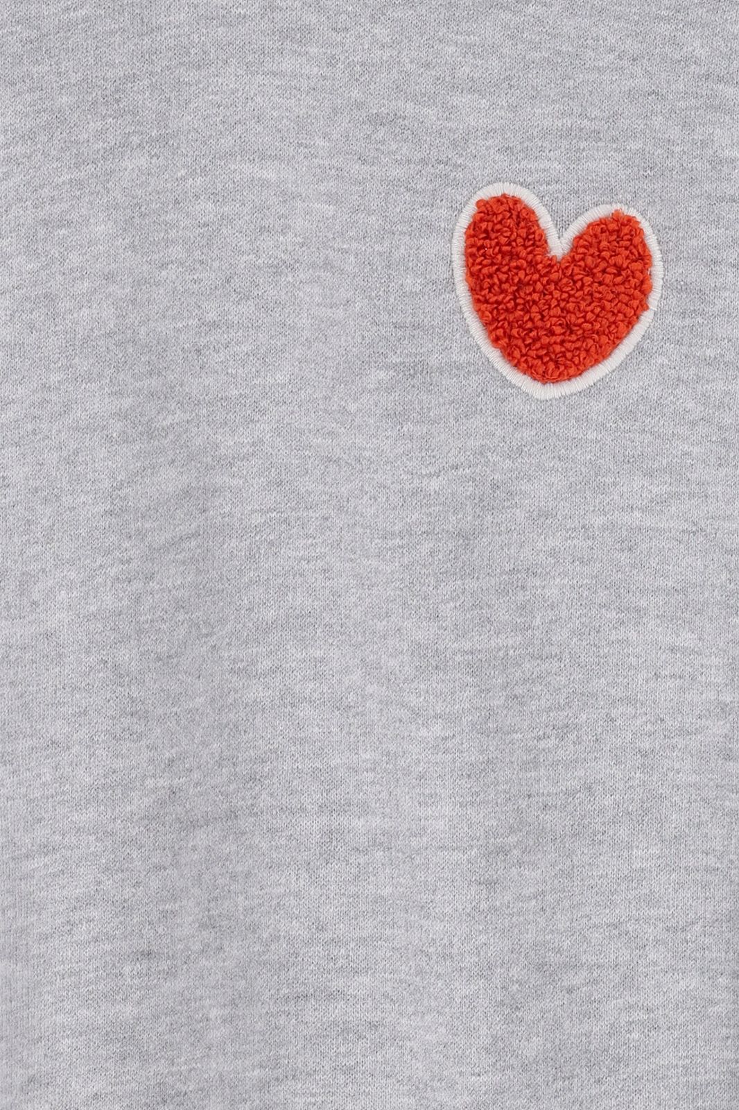 Grijze sweatjurk met artwork