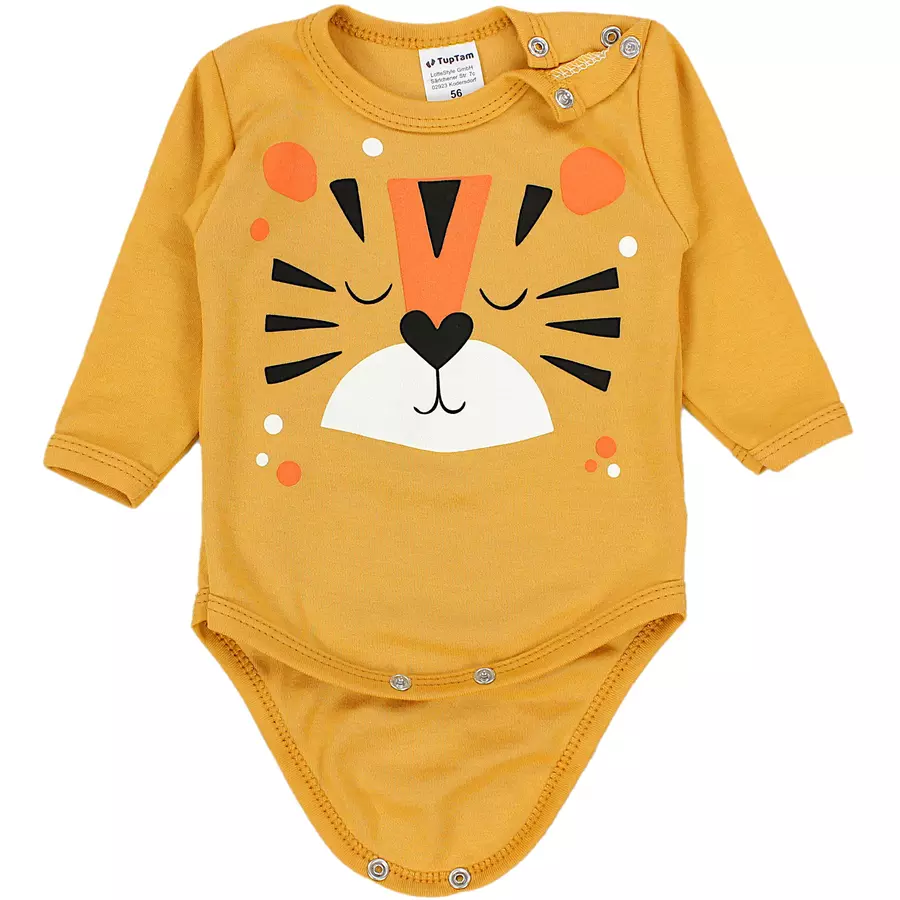 TupTam Jungen Baby Body Langarm 5er Pack blaugelb