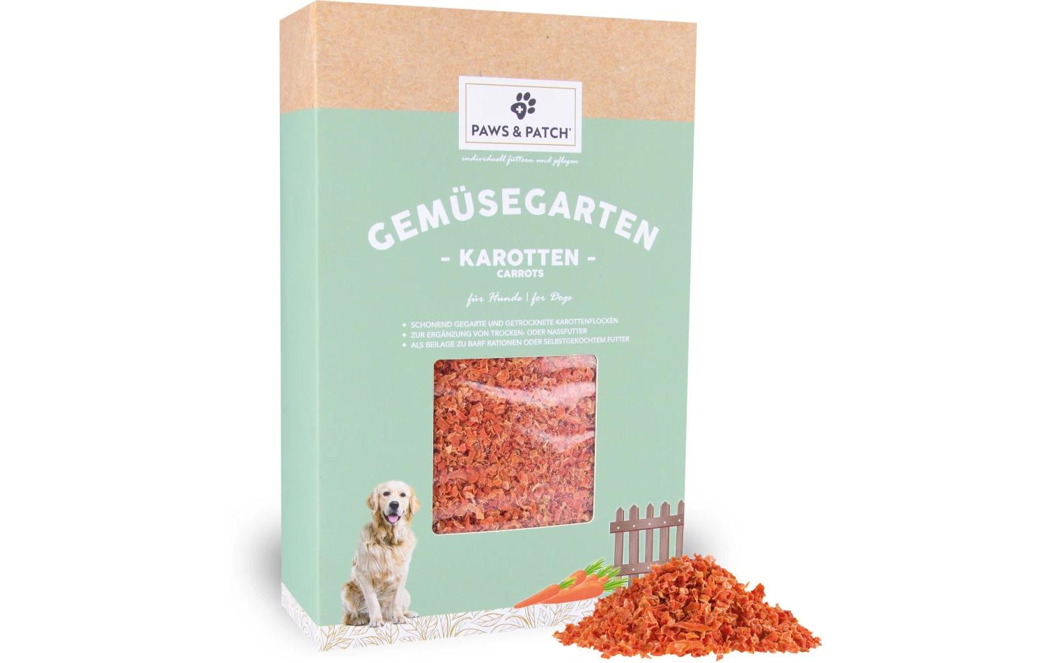 Hunde-Nahrungsergänzung Karottenflocken 900 gEinzelfuttermittel für Hunde