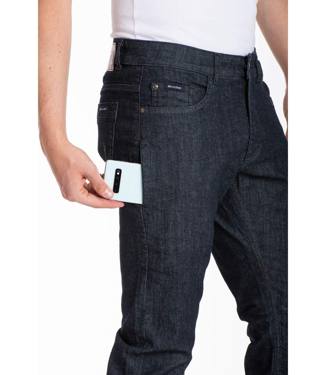 Jeans RL70 Fibreflex® Smartphone stretch brut BLEU