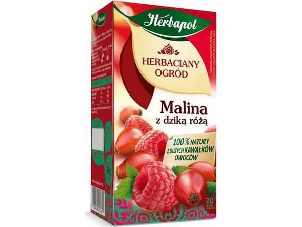Herbapol Tea herbapol te hage bringebær med villrose 20/p
