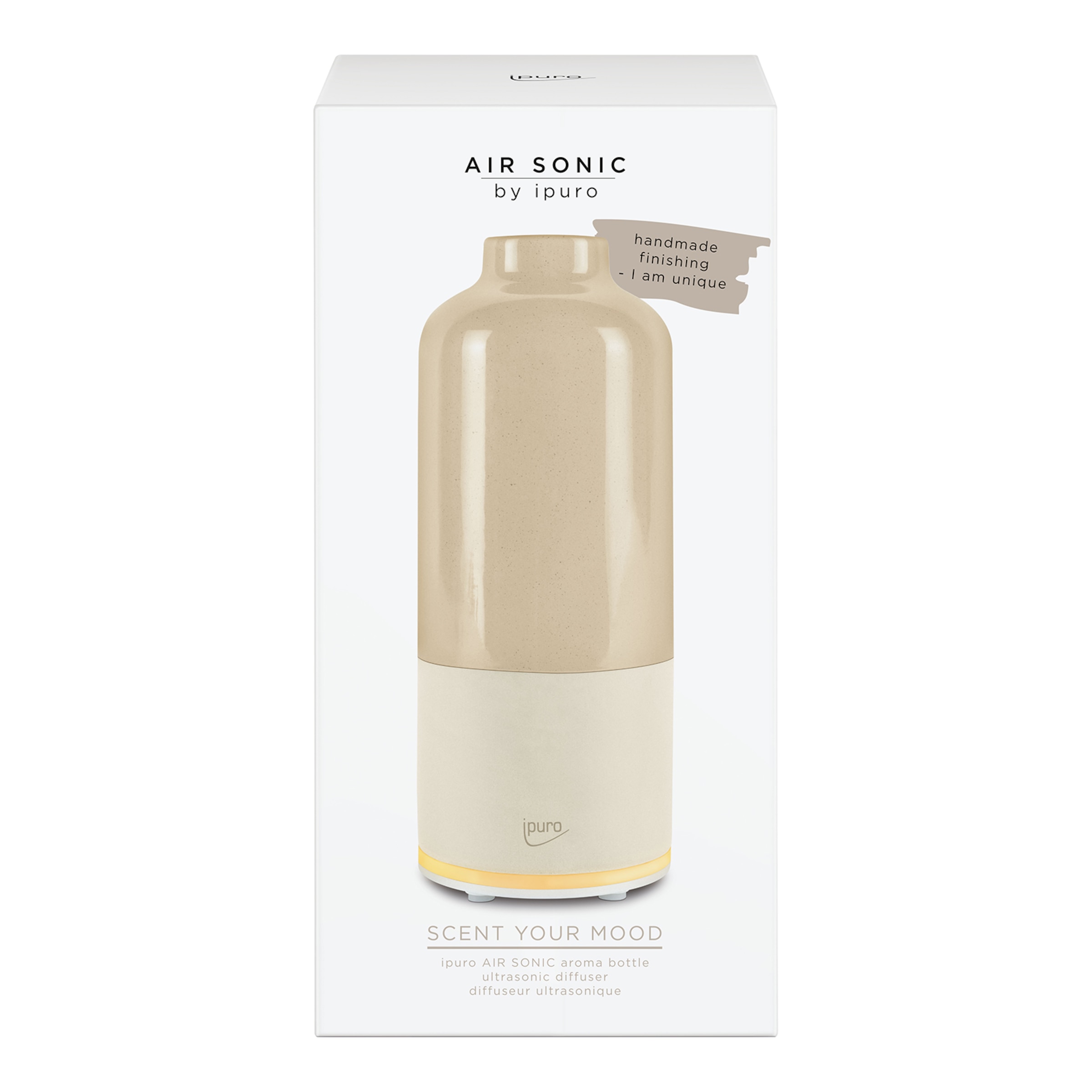 beige, ⌀ 9,5 x H 24 cm