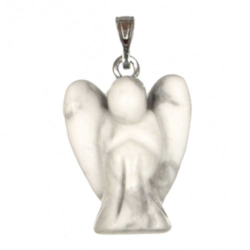 Pendentif ange en howlite