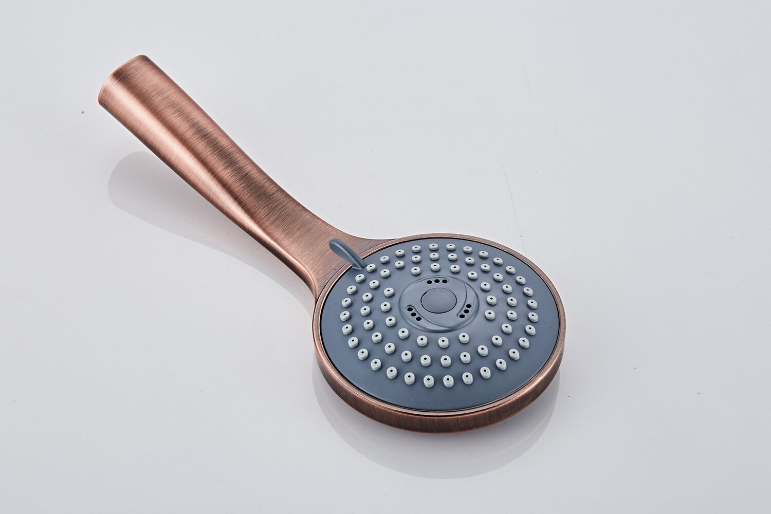 Saniclear Copper inbouwregendouche 30cm met wandarm, 3 standen handdouche en glijstang geborsteld koper
