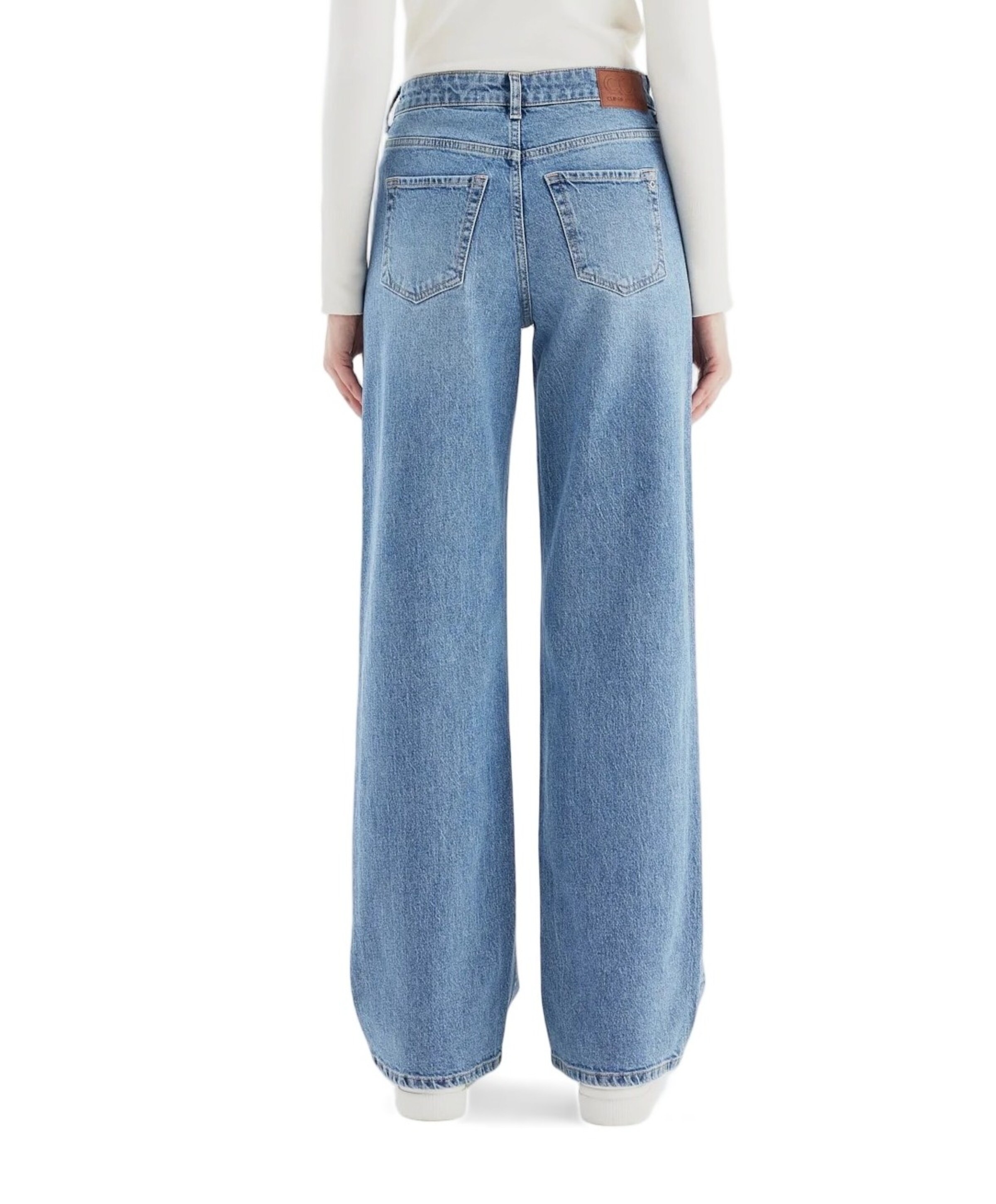 Cup of Joe Denim Relaxed straight dames jeans blauw