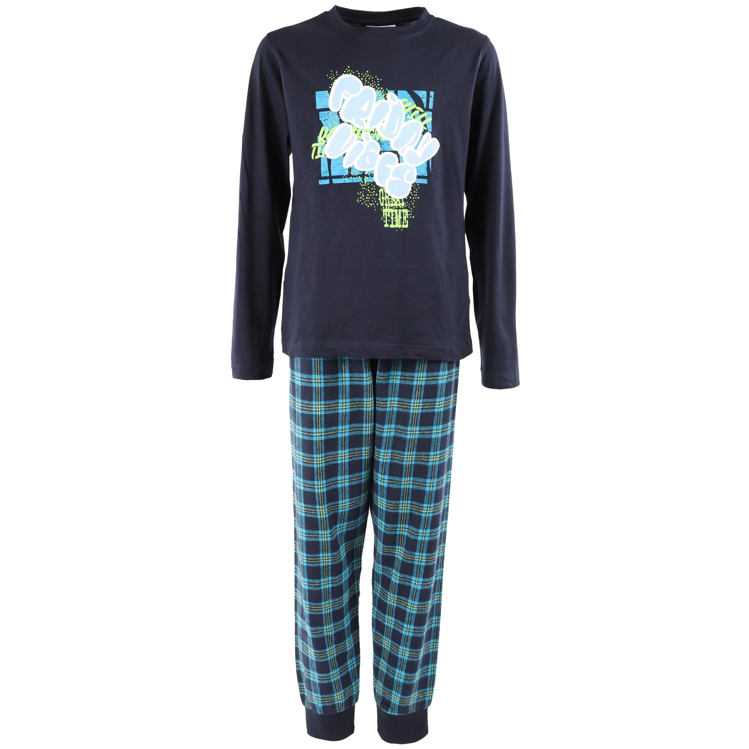 Jungen Pyjama mit langem Arm und Beinen