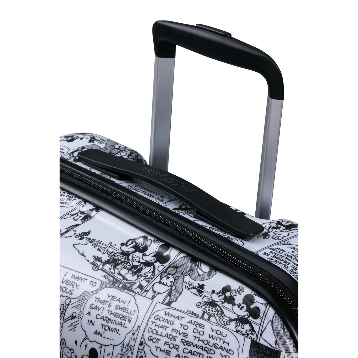 American Tourister Wavebreaker Disney Spinner 77/28 TSA minnie comics white