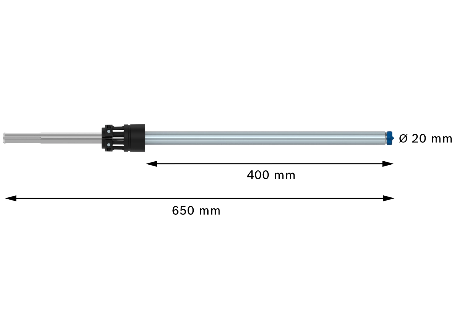 Bosch 2608901782 EXPERT Hamerboor SDS Clean SDS Max-8X - 20x400x650mm