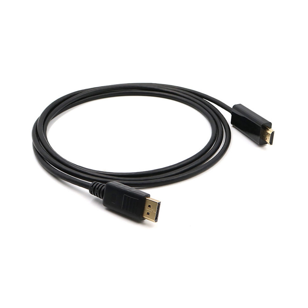 (1.8m) DisplayPort DP auf HDMI Verbindungskabel - Schwarz